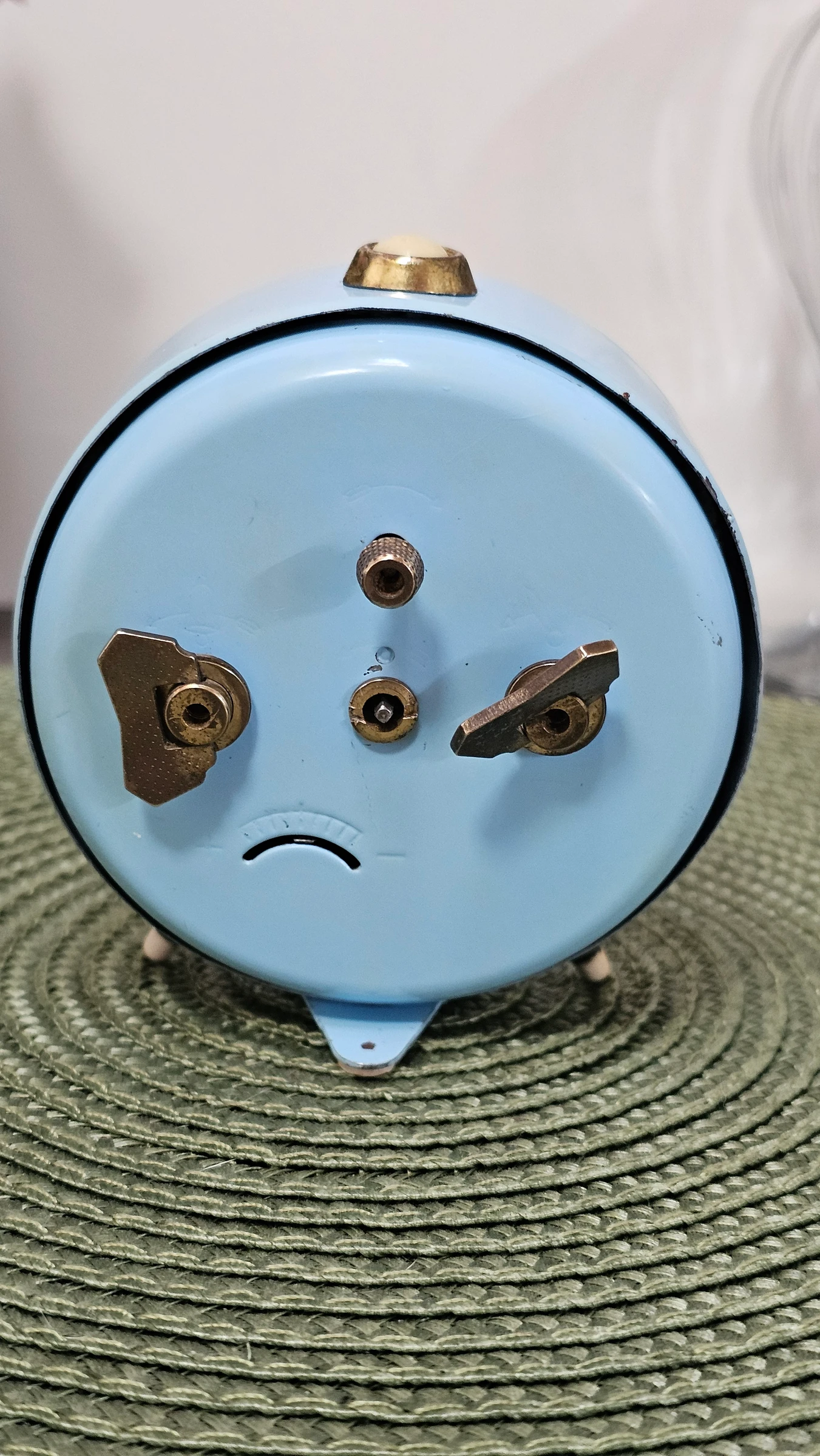 Jazz alarm clock decoration with Hirondelles iron earth plate – photo 5